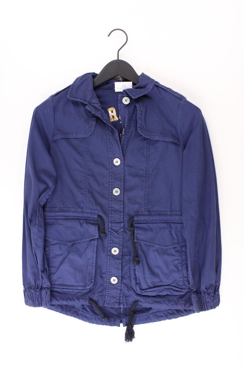 Kookai Jacke Gr. 34 blau aus Baumwolle