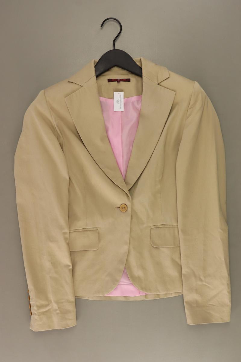 Review Slim Blazer Gr. 38 creme aus Baumwolle