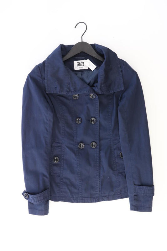 Vero Moda Übergangsjacke Gr. XS blau aus Baumwolle