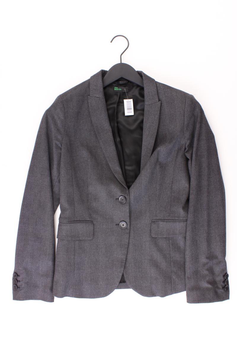 Benetton Blazer Gr. 36 neuwertig grau aus Baumwolle