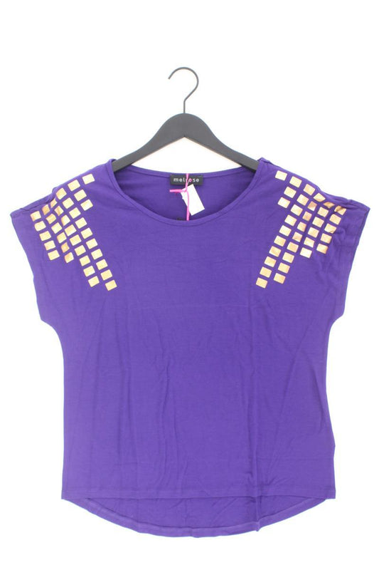 Melrose T-Shirt Gr. 36 Kurzarm lila aus Viskose