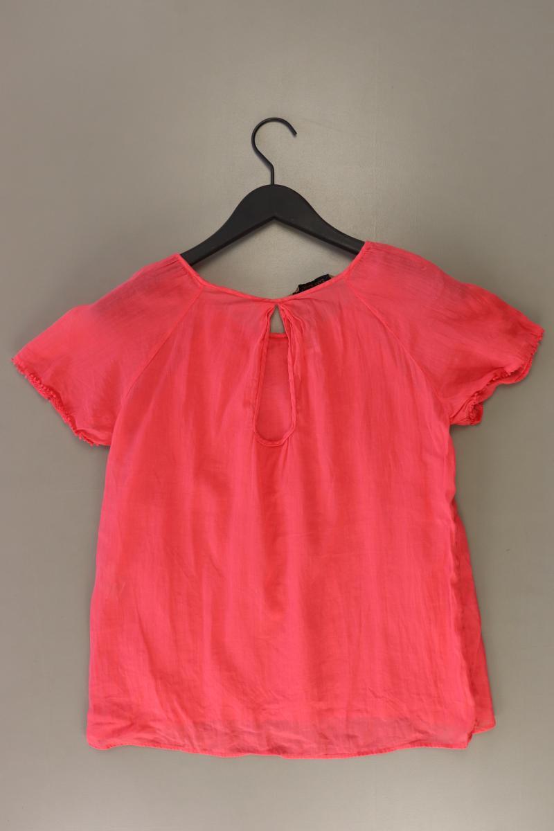 Zara Kurzarmbluse Gr. XS pink aus Rayon