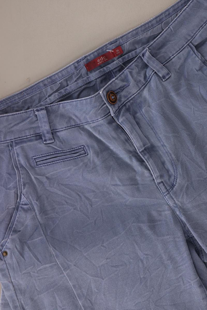 edc by Esprit Chinohose Gr. 36 blau aus Baumwolle