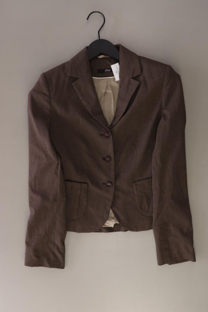 s.Oliver Selection Regular Blazer Gr. 34 braun aus Polyester