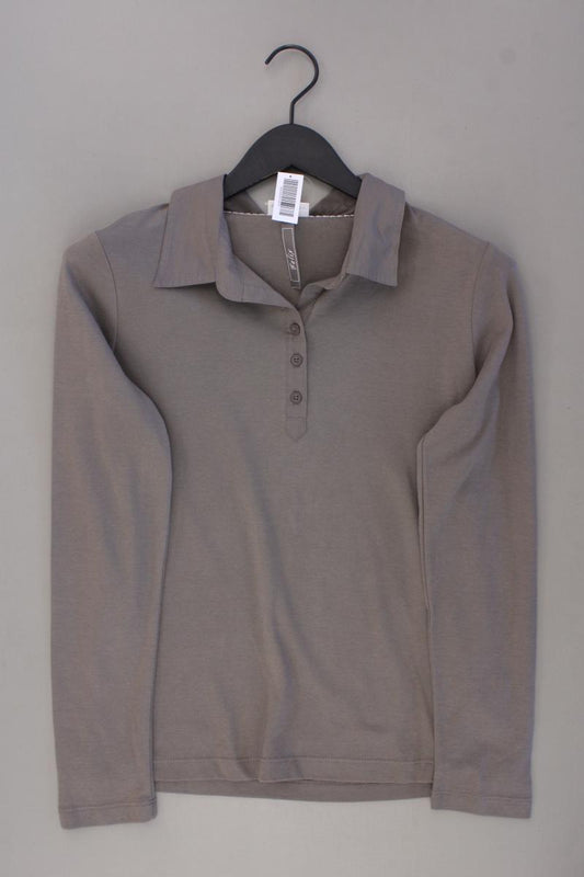 Street One Poloshirt Gr. 40 Langarm grau aus Baumwolle