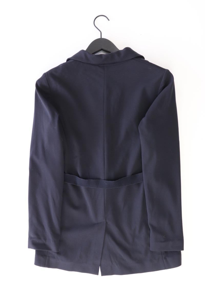 Cerruti 1881 Übergangsmantel Gr. 42 mit Gürtel blau aus Viskose