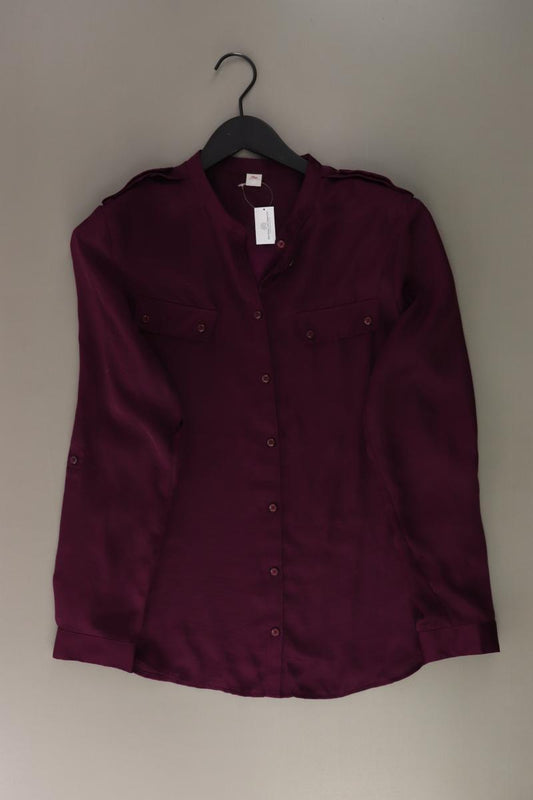 s.Oliver Langarmbluse Gr. 38 lila aus Polyester