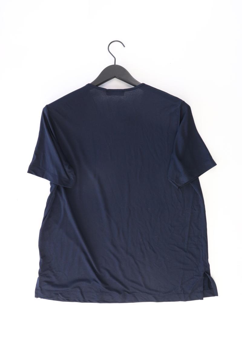 Dolce e Bella Shirt Gr. 44 Kurzarm blau aus Viskose