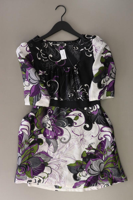 s.Oliver Anastacia Y2K Kurzes Kleid Gr. 36 mit Gürtel Kurzarm Vintage mehrfarbig