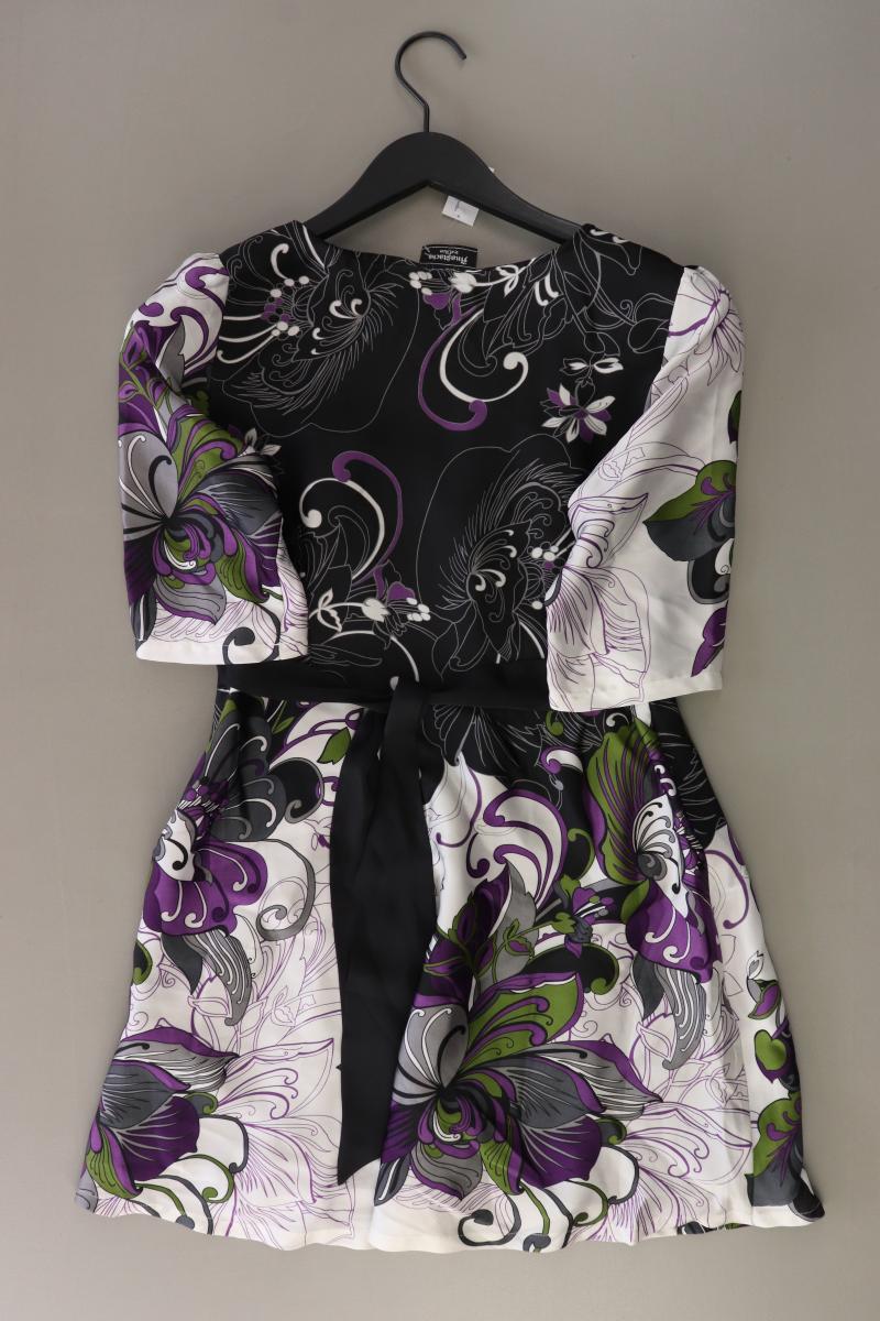 s.Oliver Anastacia Y2K Kurzes Kleid Gr. 36 mit Gürtel Kurzarm Vintage mehrfarbig