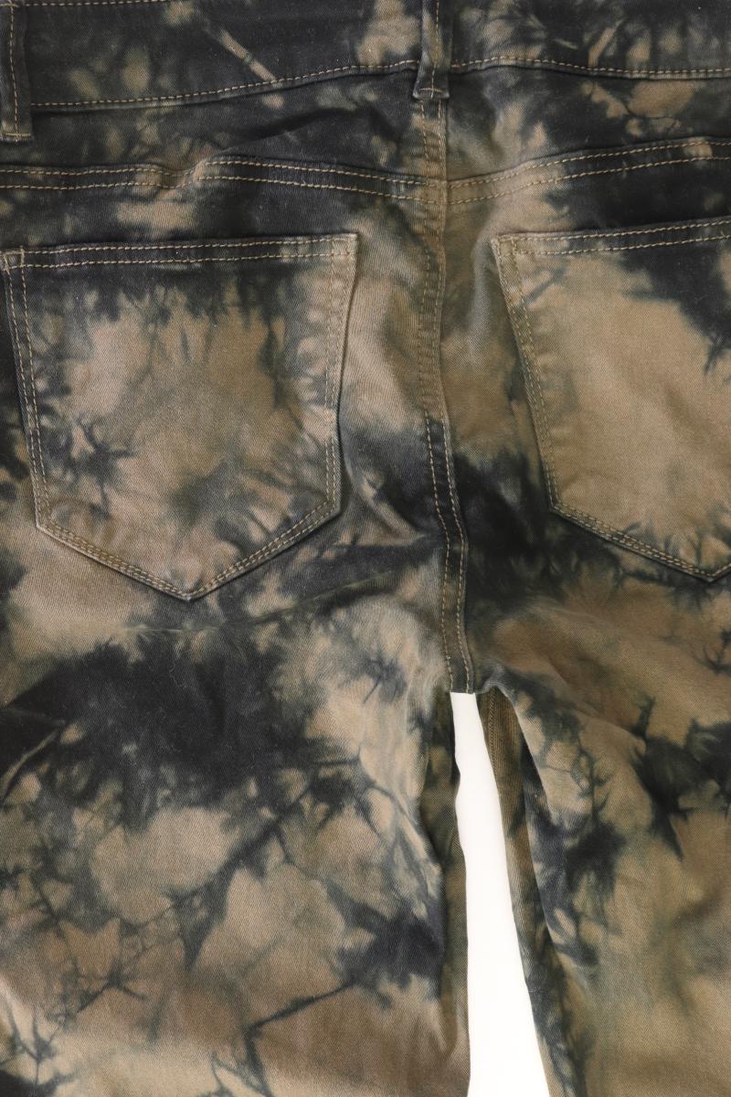 Esprit Five-Pocket-Hose Gr. 34/L32 mit Batikmuster olivgrün aus Baumwolle