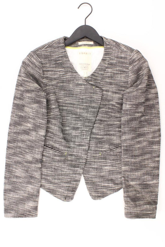 Esprit Bouclé Jacke Gr. 36 grau aus Baumwolle