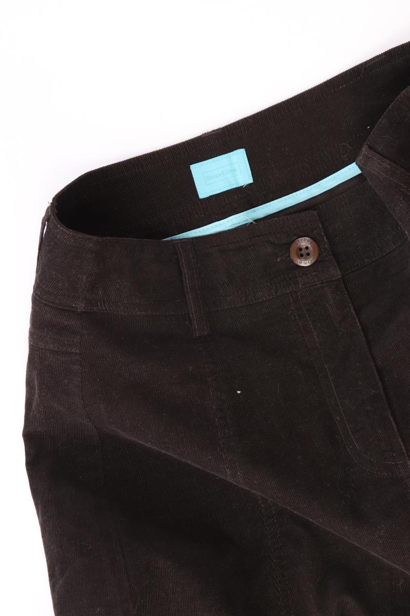 Street One Cordrock Gr. 34 Vintage braun aus Baumwolle