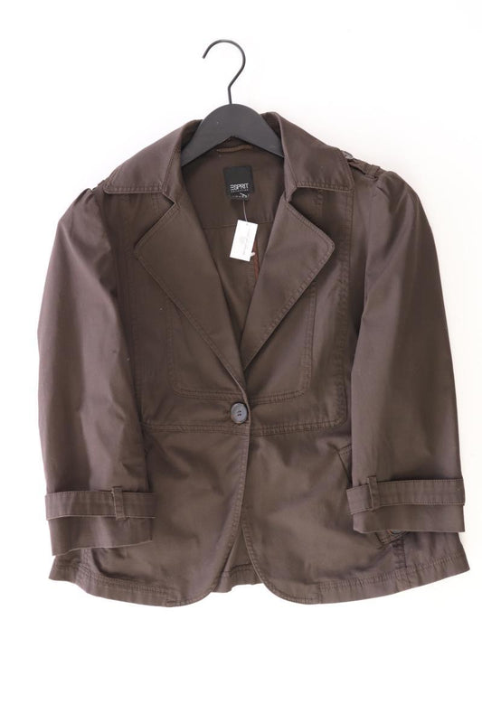 Esprit Collection Übergangsjacke Gr. 40 braun aus Polyester