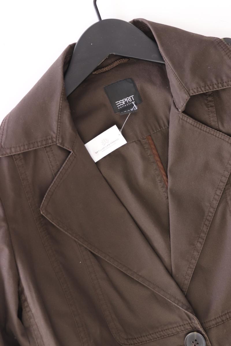 Esprit Collection Übergangsjacke Gr. 40 braun aus Polyester