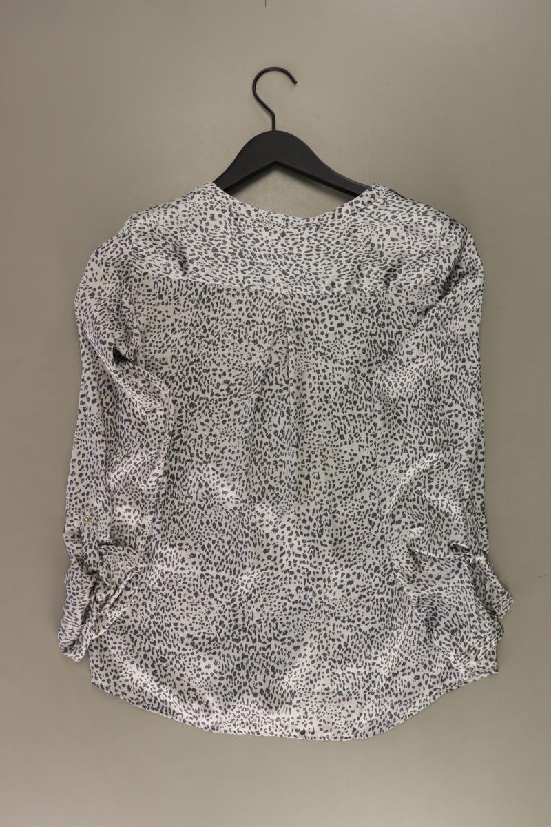 Grain de Malice Regular Bluse Gr. 40 mit Tierdruck 3/4 Ärmel grau