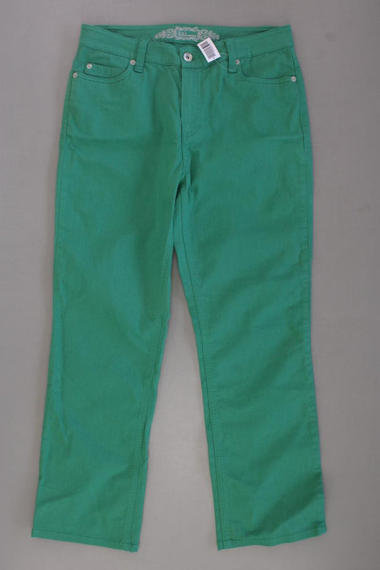 Oui Five-Pocket-Hose Gr. 40 grün aus Baumwolle