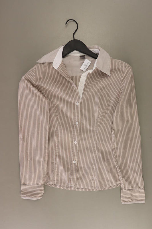 Selection by s.Oliver Langarmbluse Gr. 34 gestreift braun aus Baumwolle
