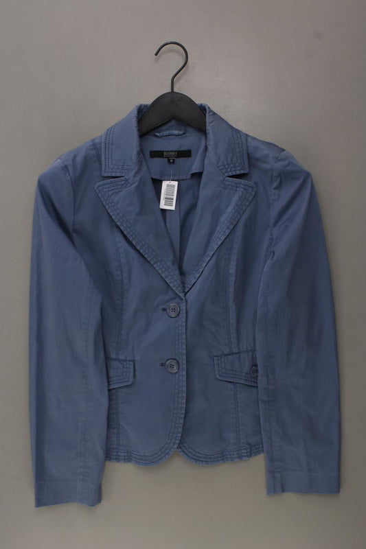 Hallhuber Regular Blazer Gr. 38 blau aus Baumwolle