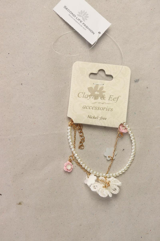 Clayre & Eef Armband neu mit Etikett weiß