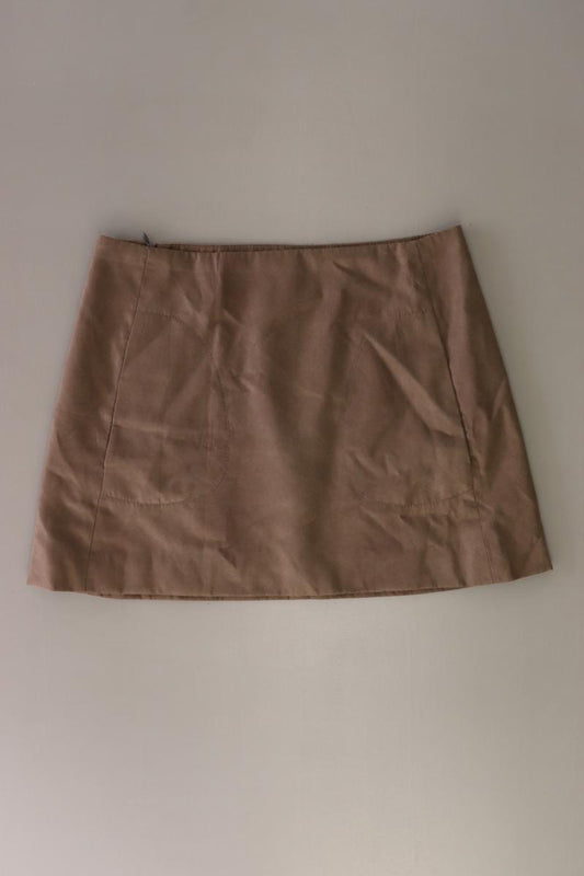 Zara Kurzer Rock Gr. L braun aus Polyester