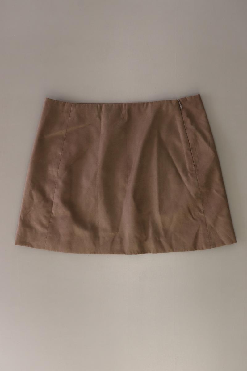 Zara Kurzer Rock Gr. L braun aus Polyester