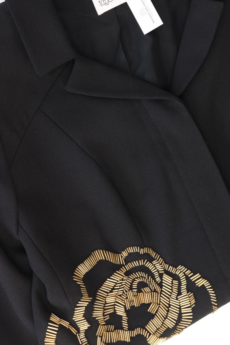 TOGETHER Longblazer Gr. 44 Vintage schwarz aus Polyester