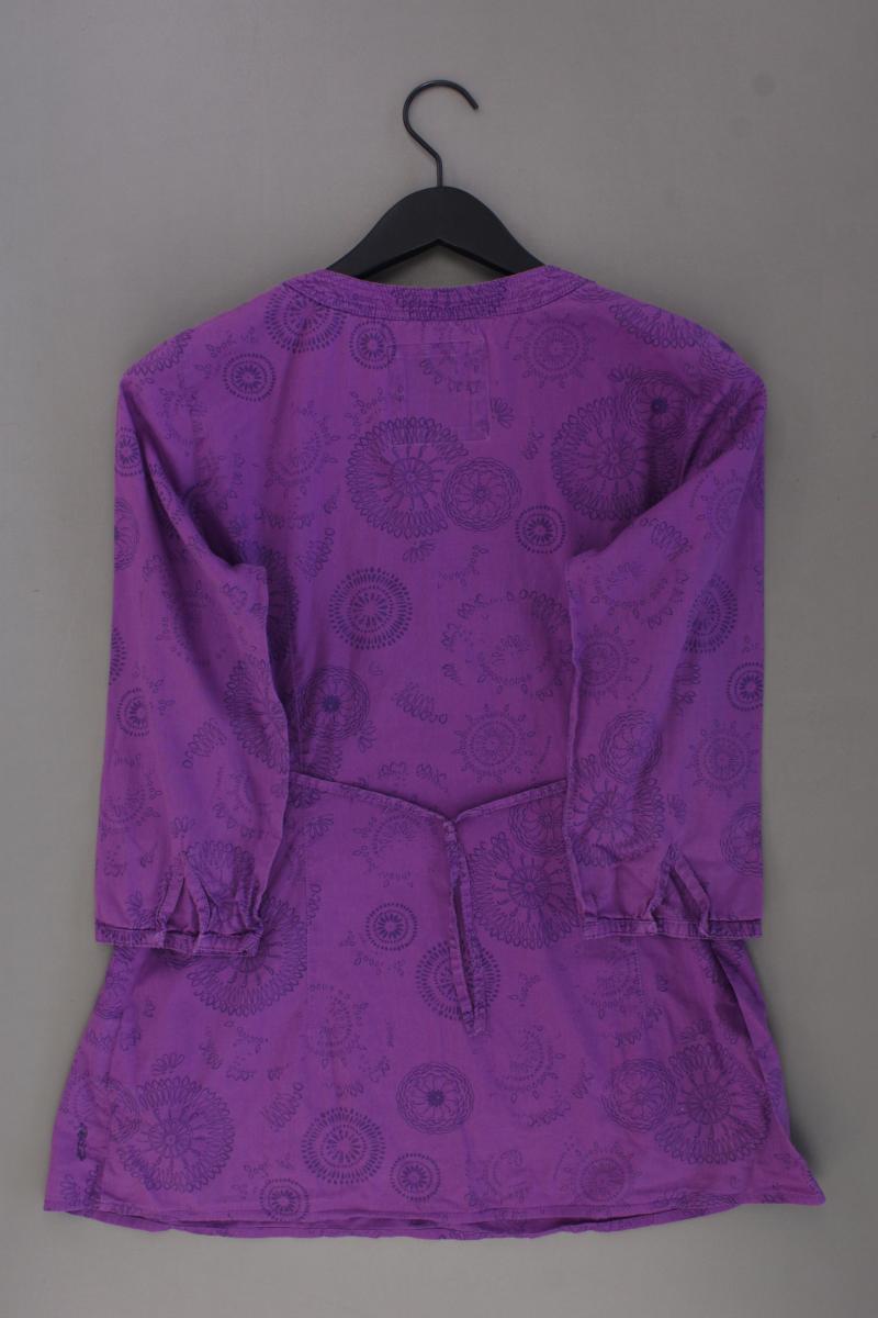 Esprit Regular Bluse Gr. 38 3/4 Ärmel lila aus Baumwolle