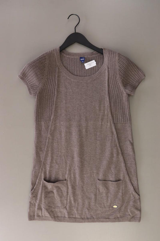 Cecil Strickkleid Gr. S Kurzarm braun aus Polyacryl