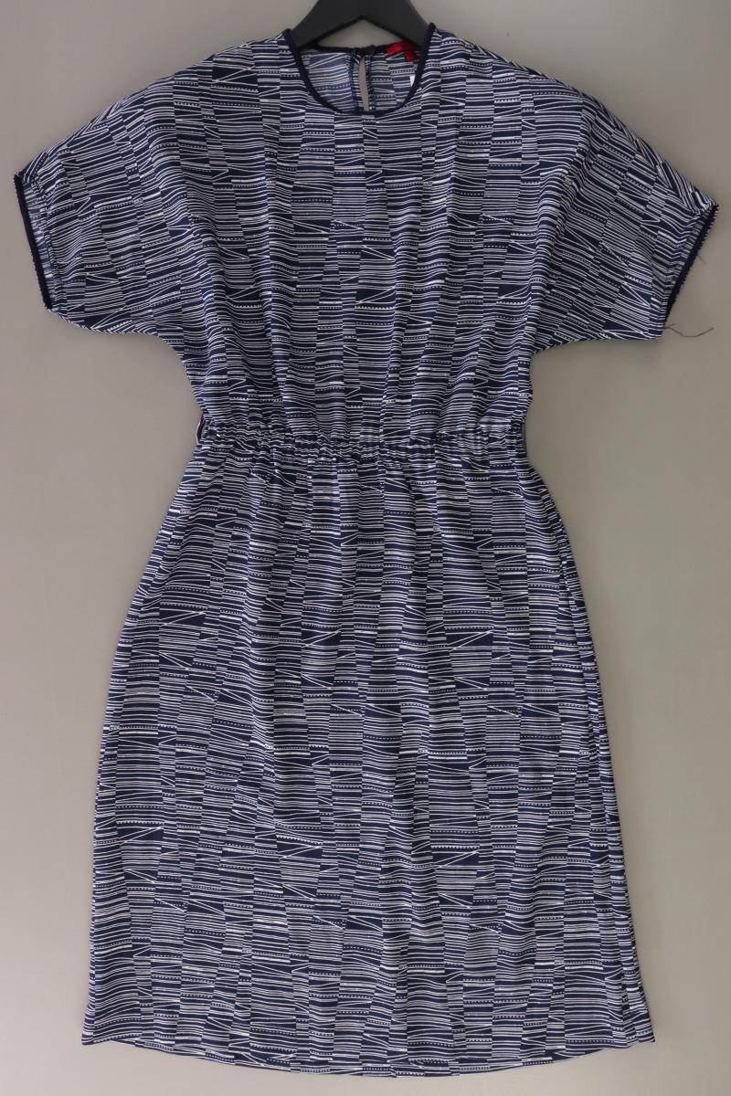 chm Kurzarmkleid Gr. XS blau aus Polyester
