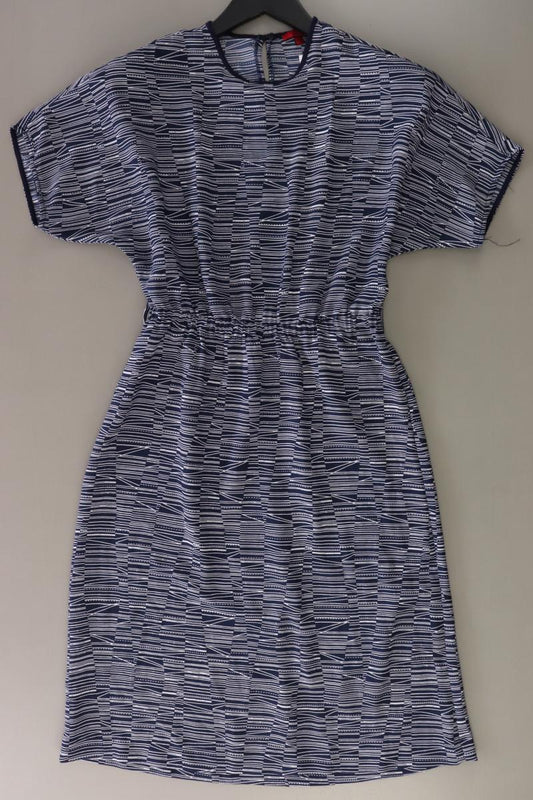 chm Kurzarmkleid Gr. XS blau aus Polyester