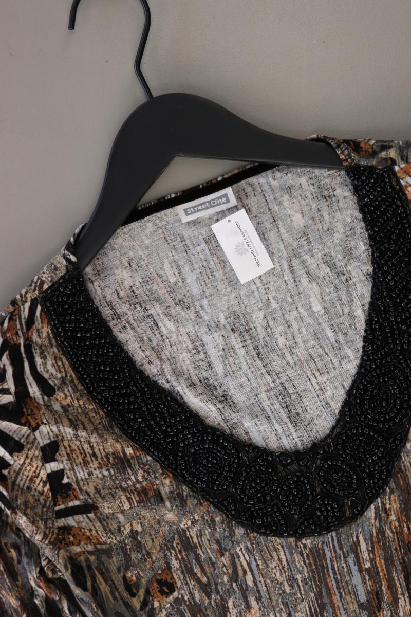 Street One Longsleeve-Shirt Gr. 38 Langarm mit Pailletten mehrfarbig aus Viskose