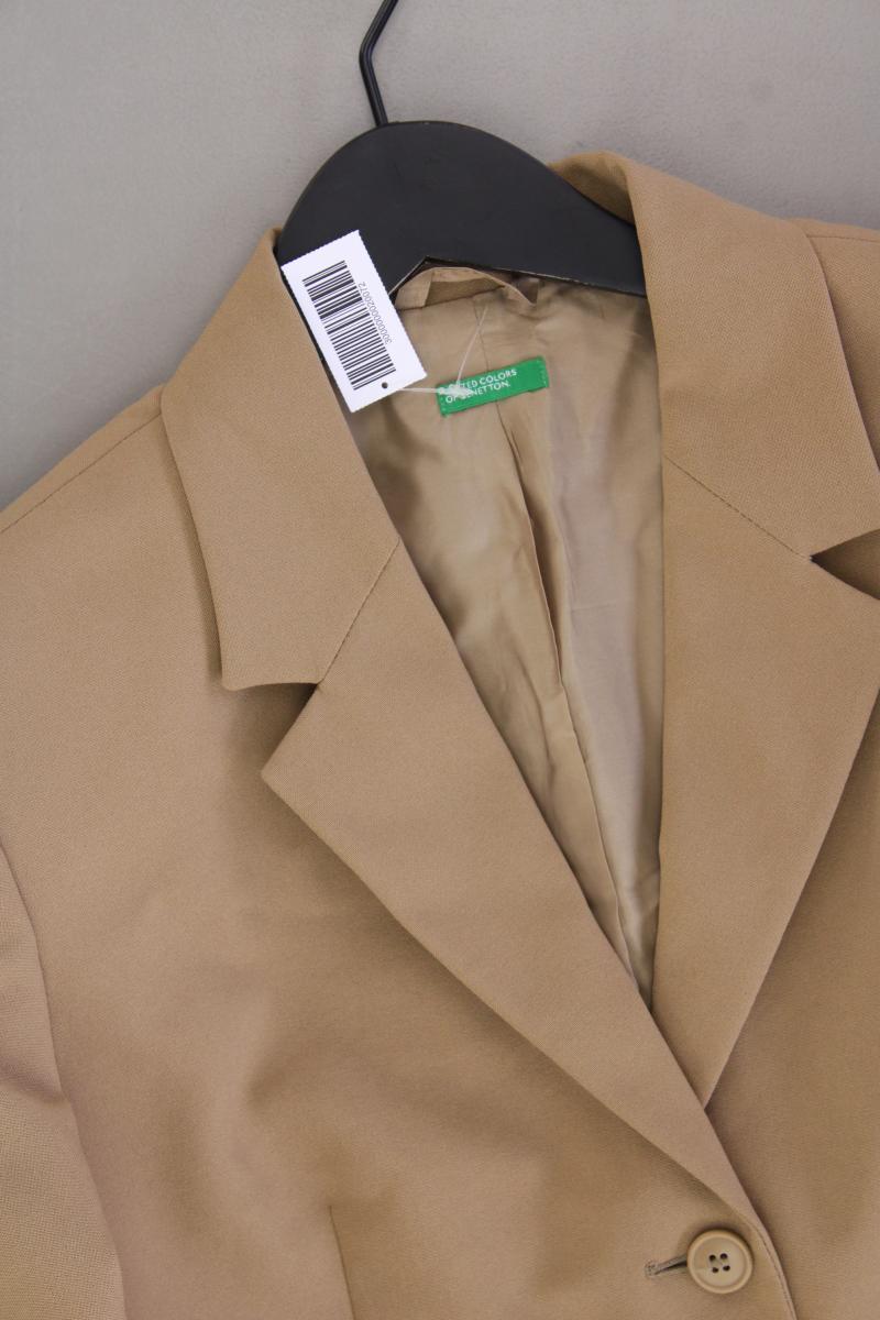 Benetton Longblazer Gr. IT 44 (M) braun aus Polyester