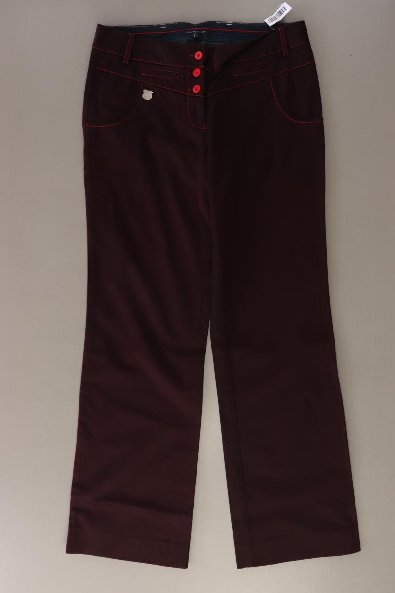 Tommy Hilfiger Hose Gr. US 6 (M) lila aus Baumwolle