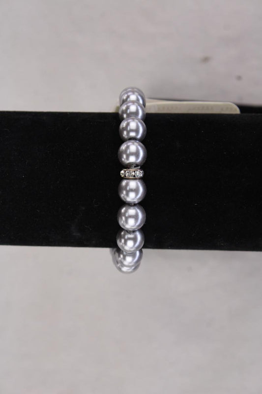 Clayre & Eef Armband neu mit Etikett grau