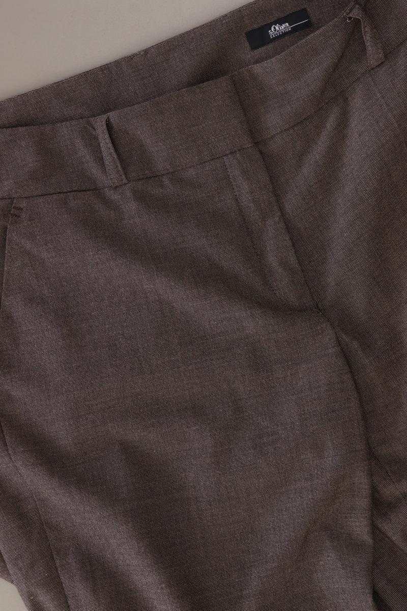 s.Oliver Selection Anzughose Gr. 36 braun aus Polyester