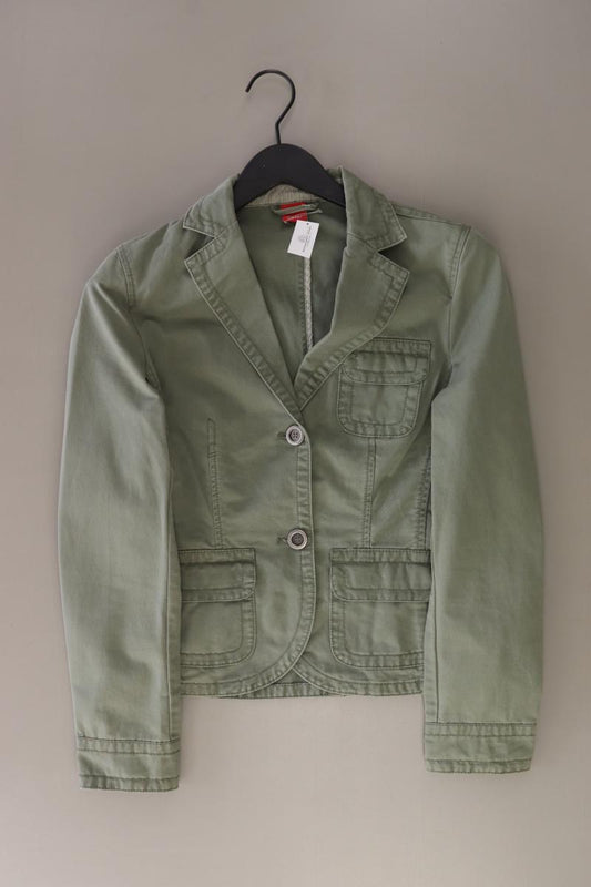 Esprit Classic Blazer Gr. 36 olivgrün aus Baumwolle