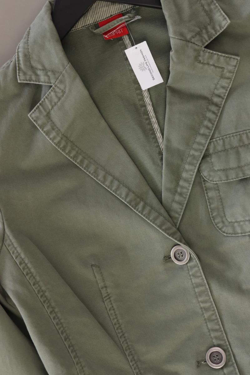 Esprit Classic Blazer Gr. 36 olivgrün aus Baumwolle