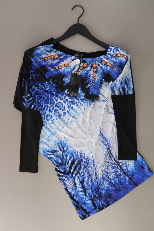 Laura Scott Asymmetrisches Kleid Gr. 36 neu mit Etikett Langarm blau