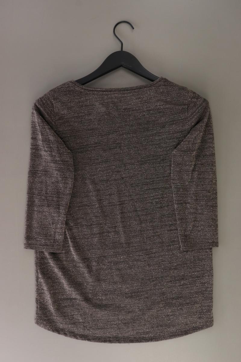 Only Shirt Gr. S 3/4 Ärmel mit Glitzer gold aus Polyester