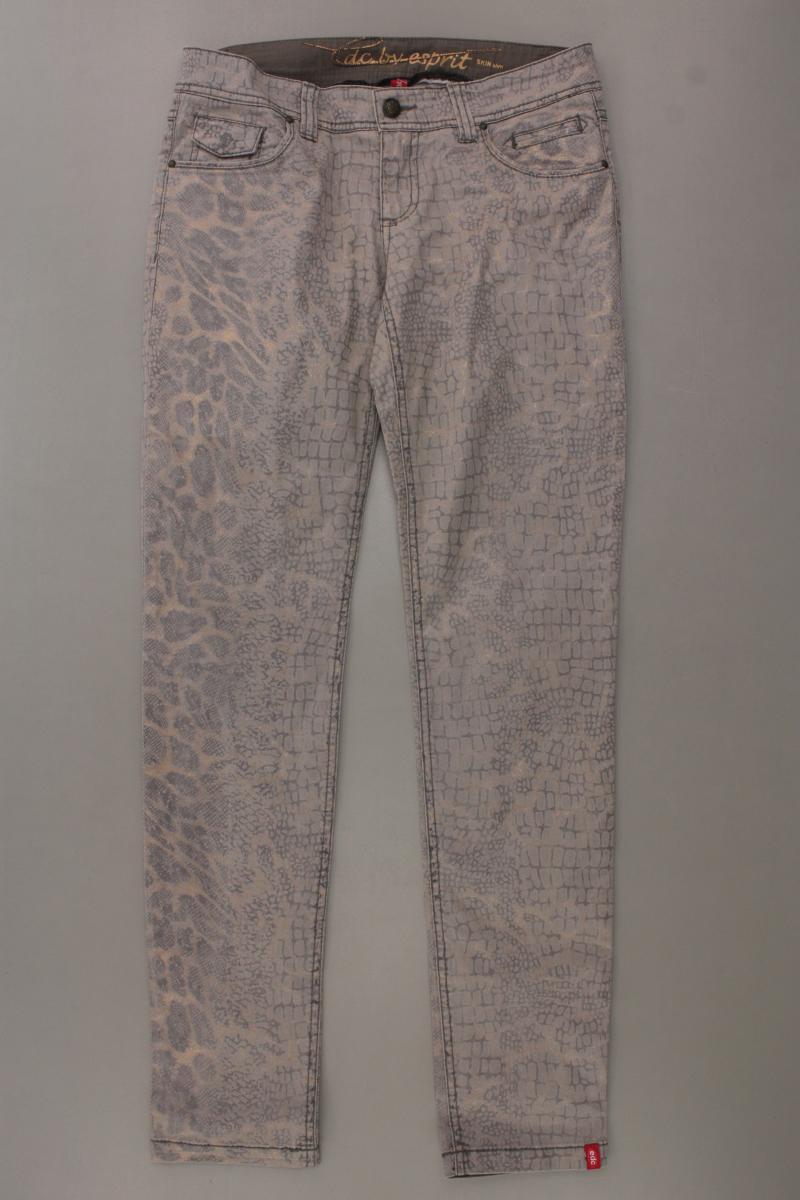 edc by Esprit Skinny Jeans Gr. 36 mit Tierdruck gold aus Baumwolle