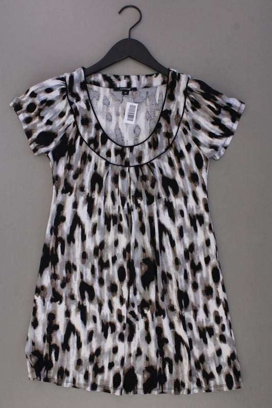 comma, Longshirt Gr. 34 mit Tierdruck Kurzarm grau