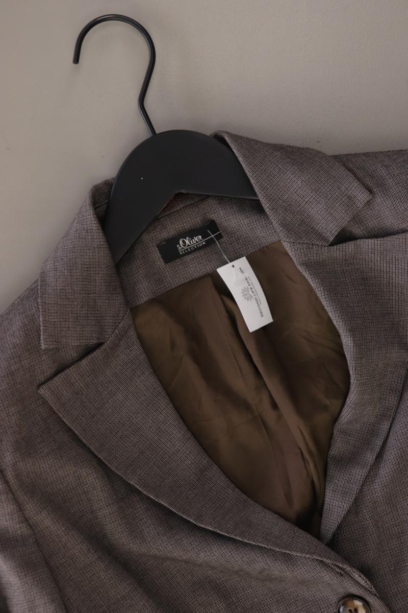 s.Oliver Selection Regular Blazer Gr. 34 braun aus Viskose