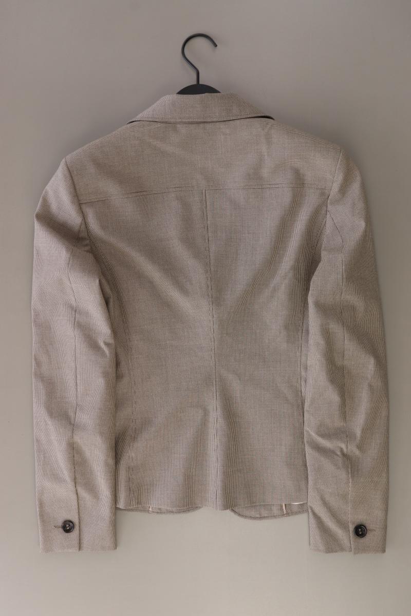 Esprit Collection Classic Blazer Gr. 38 gestreift braun aus Baumwolle