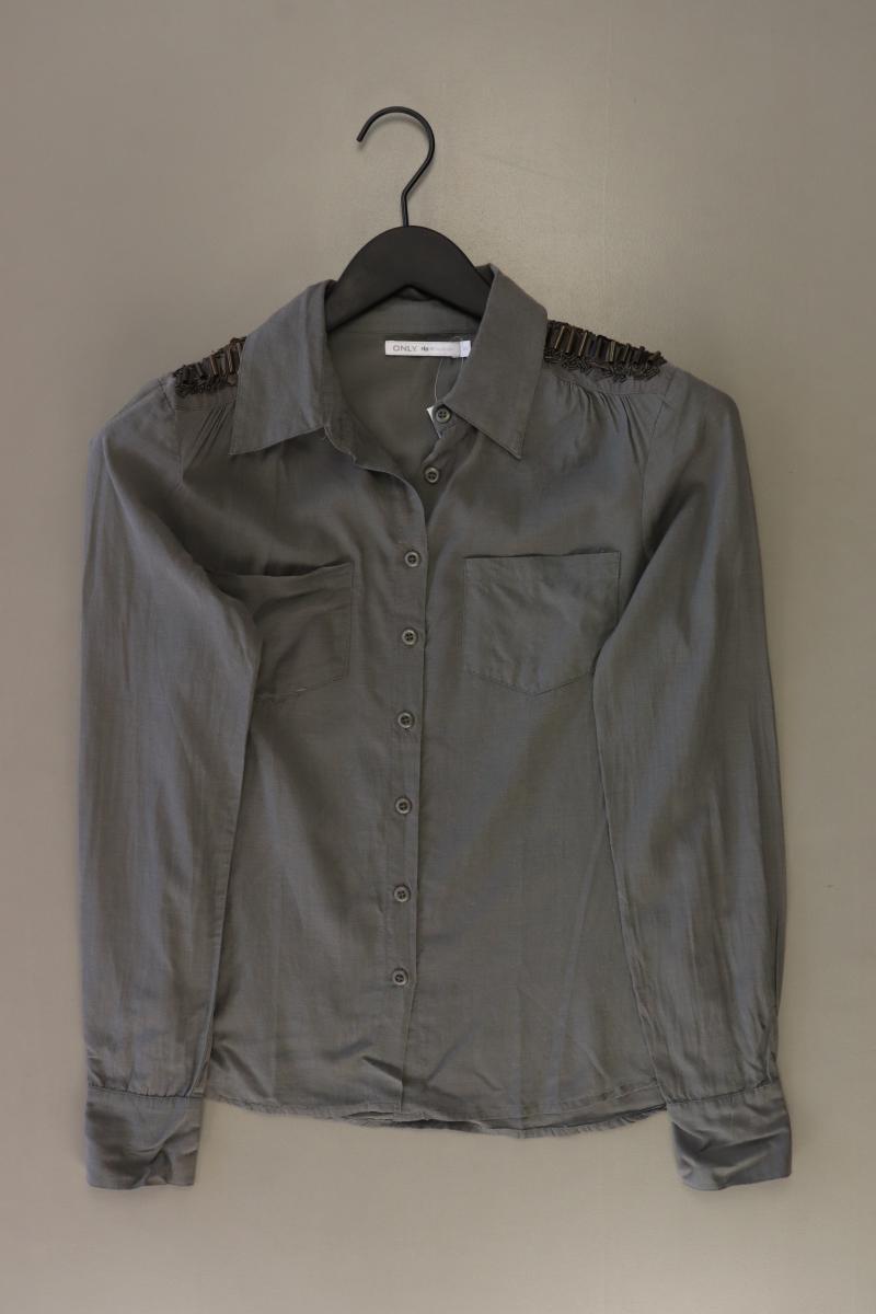 Only Langarmbluse Gr. XS grau