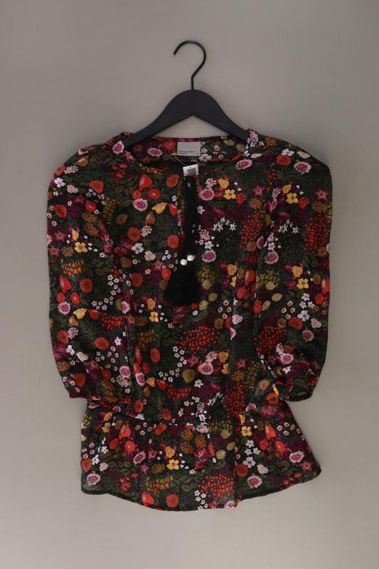 Vero Moda Bluse Gr. XS mit Blumenmuster 3/4 Ärmel mehrfarbig aus Polyester