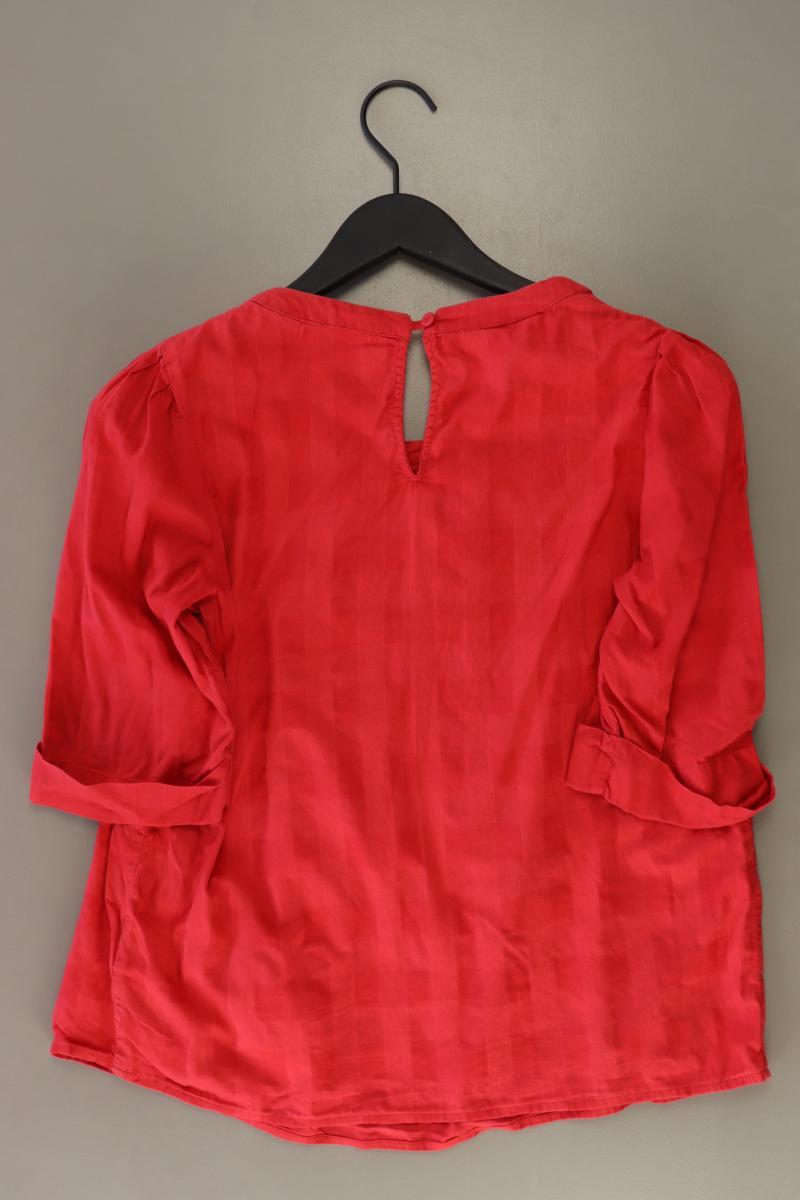 Roxy Rüschenbluse Gr. S 3/4 Ärmel rot aus Baumwolle