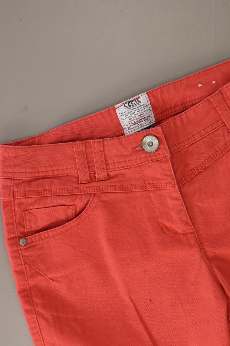 Cecil Hose Gr. W27 orange aus Baumwolle