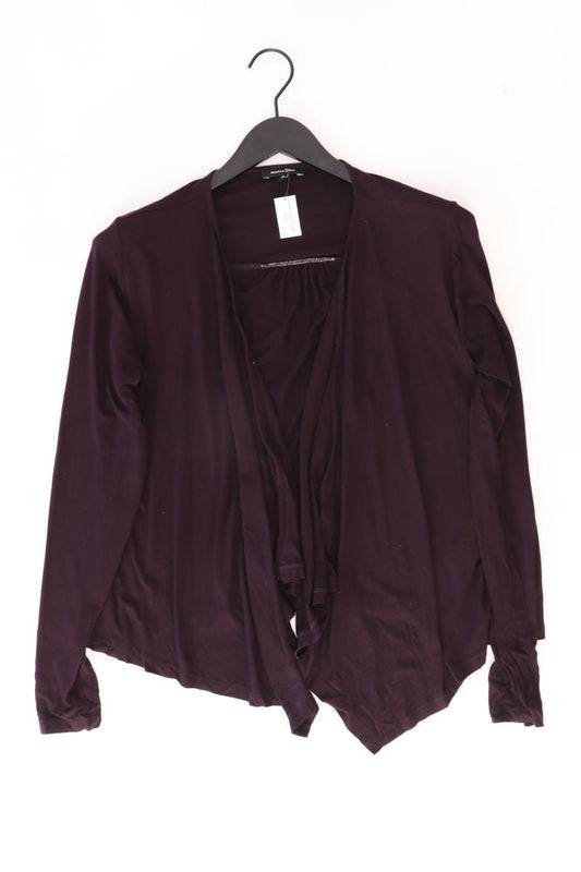 More&More Strickjacke Gr. 38 Langarm lila aus Viskose