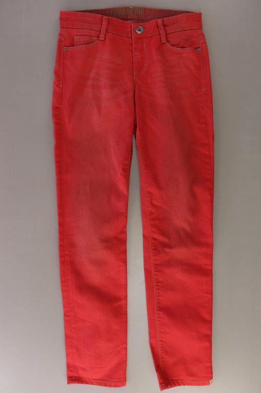 MAC Skinny Jeans Gr. 36/L32 Modell Carrie Pipe rot aus Baumwolle